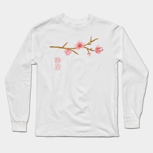 Timeless Cherry Blossom Branch Long Sleeve T-Shirt